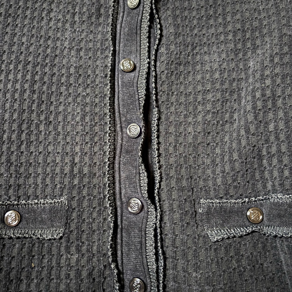 Sandro Black Textured Cardigan - Picture 3 of 13